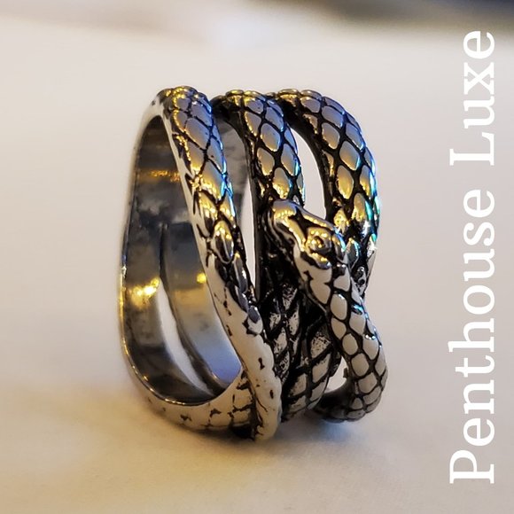 FINAL RESTOCK!! 3D Snake Coil Ring - Picture 5 of 6